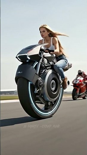 Hubless Motorcycle That Defies Physics #futuristic #tech #impossible
