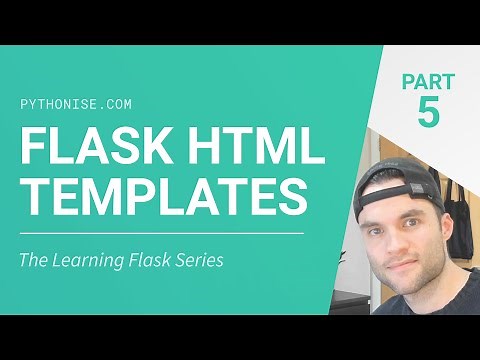 Flask HTML templates with Jinja - Python on the web - Learning Flask Series Pt. 5