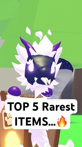 TOP 5 Rarest ITEMS in Adopt Me...🔥#roblox #adoptme
