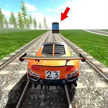I Crashed My Sports Car Into a Train 😲 #shorts