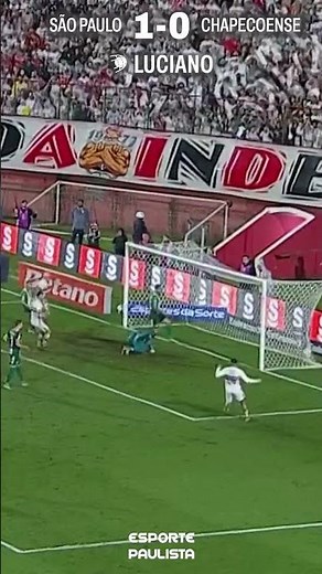 GOLS DE SÃO PAULO 2x0 CHAPECOENSE - LUCIANO E CALLERI COLOCAM TRICOLOR NA LIDERANÇA DO BRASILEIRÃO