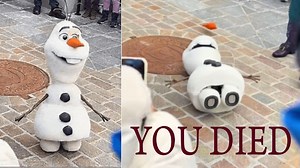 What's Up With The 'Olaf' Animatronic That Malfunctioned At Disneyland? The Memes About Olaf Dying Explained