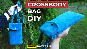 Mini Crossbody Bag Sewing Pattern, Easy Bag Sewing Pattern, Small Cell Phone Pouch, Cell Phone Bag Pattern | VIDEO   PDF | Instant Download - Etsy