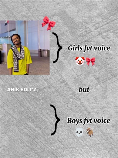 Girls vs Boys Favorite Voices
