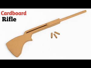 How To Make Sniper Rifle Out Of CARDBOARD