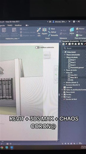 RVT 3dmx Coron@ #autodesk #Arquitectura #bim #estudiantesdearquitectura #revit