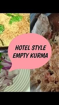 Empty kurma/மிளகு குருமா /salna recipe/how to make parota salna