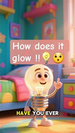 What Makes a Bulb Glow? 💡 Explained Simply #shortvideo