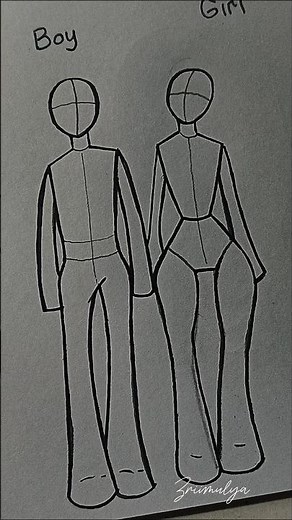 How to draw Male and Female body pose tutorial #howtodraw #art #stickman #drawing #tutorial