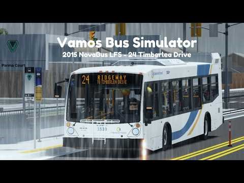 [4k] 24 Ridgeway to Timberlea Drive | VAMOS Bus Simulator's Caledonia ATELIER 2015 NovaBus LFS