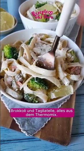 Skandinavische Lachs-Nudeln aus dem Thermomix® 🍝🐟 Schnell & cremig