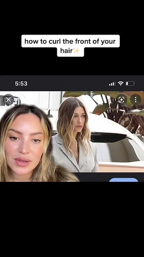 How to Achieve Haley Bieber's Perfectly Shaped Wavy Hair