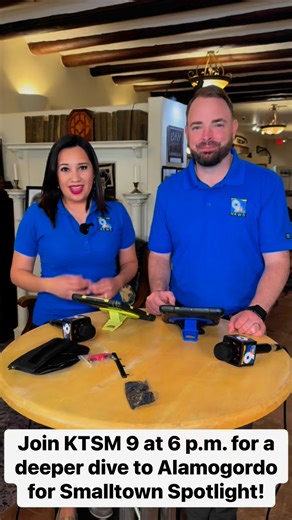 Today’s the day! KTSM 9 goes live at 6 p.m. with the newest episode of Smalltown Spotlight, live at Alamogordo! ⭐️Tune in as we dive deeper into the history of Alamogordo! See you then! 👋🏼 | KTSM 9 News