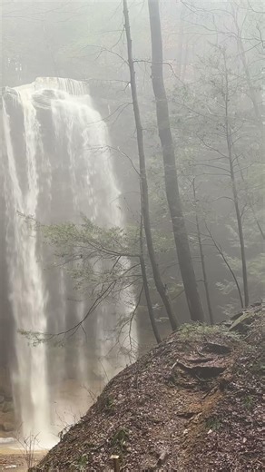 Relaxing Waterfall Moment | Hocking Hills #Shorts