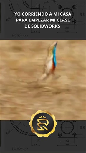 When you leave work 🏃 and run so you don't miss the SolidWorks class