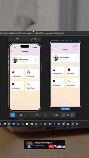 Design a clean settings page with me in Figma