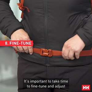 76 reactions | Learn to adjust your backpack perfectly for pain-free hikes! Essential tips from a design expert. | Helly Hansen | Facebook
