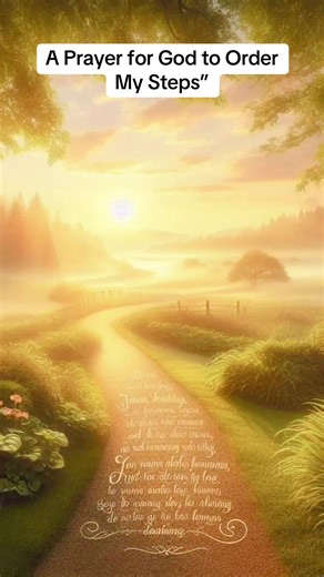 A Prayer for God to Order My Steps” Before you move today, pause and let God lead your steps. Start your Wednesday morning with a powerful prayer asking God to order your steps. When you invite the Lord into your plans, He directs your path with wisdom, peace, and purpose. Trust Him to guide every decision you make today. 📜Scripture (KJV): “Order my steps in thy word: and let not any iniquity have dominion over me.” – Psalm 119:133 What if God already knows the safest and best path for you toda