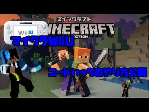 マイクラWiiUコードハックのやり方公開