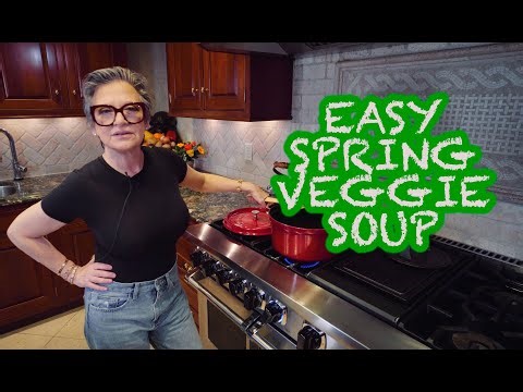 Easy spring and summer vegetable soup recipe -- "Dump Soup" by Caroline Manzo