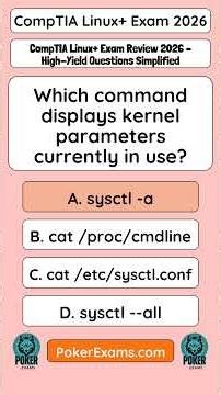 CompTIA Linux+ Exam Review 2026 High Yield Questions Simplified