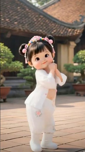 🌸 Bé búp bê 3D siêu dễ thương 💕 đang hot trên MXH! P38