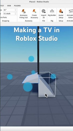 Making a TV in Roblox Studio