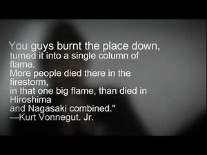 Slaughterhouse-five video of the bombing of Dresden