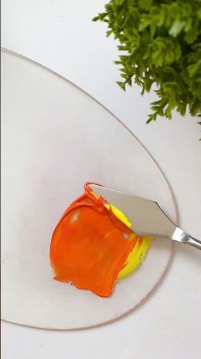 Neon Orange | Color Mixing Tutorial #color #painting #paint #colour #tutorial