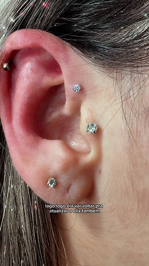 Anti helix e atualização de tragus piercing✨ #piercer #piercing #granuloma #piercingportoalegre #antihelixpiercing #piercergranuloma #bodepiercino #piercingorelha #piercingtitanio #lupaes #lubodyart #fy #portoalegre #portoalegrers #fyp #viral #piercingtiktok #piercingseguro #lubodyart