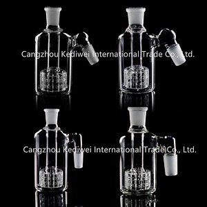 [Hot Item] 2025 Hot Sale Glass Ash Catcher 14.5mm to 18.8mm with Matrix Perc
