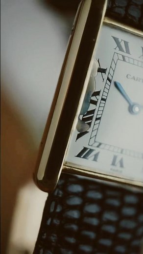 Vintage Cartier Tank Louis Ref. 78086 Paris Dial 18k Yellow Gold 1970s