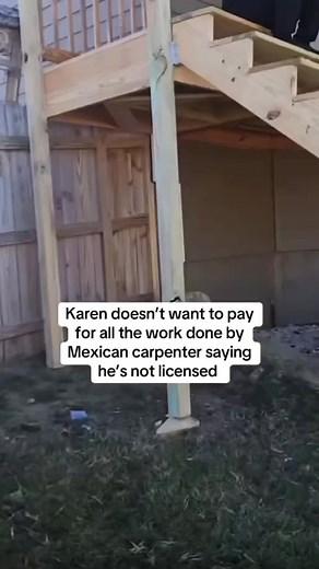 Karen don’t want to pay for all the work done #karensoftiktok #karens #crazykarens #karensgonewild #neighborfromhell