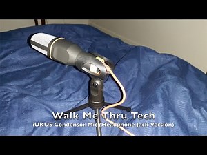 iUKUS Condensor Mic Setup and Test