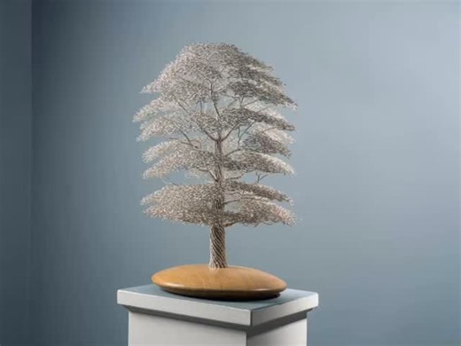 Northern Lights Gallery on Instagram: "Clive has made some astonishing, beautiful trees for the gallery. . This is rather timely since I am currently reading “Simulacra and Simulation” the 1981 book which all actors in The Matrix film were required to read, a seminal text in Post Modernism studies, by French philosopher Jean Baudrillard. . From a tree, imagined, or real, an artist (Clive) creates a beautiful version of the same idealised natural world, at a scale, (Baudrilliard used the concept 