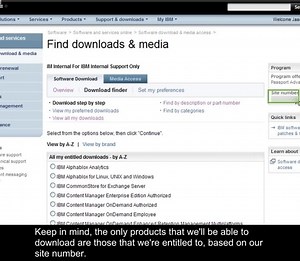 Downloading Products from Passport Advantage