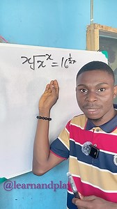 Watch and learn how to solve radical exponential equation | Learnandplay Backup