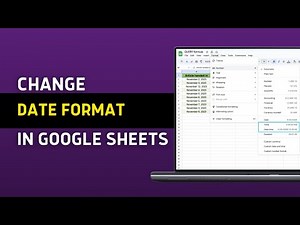 How To Change the Date Format in Google Sheets (2025 GUIDE)