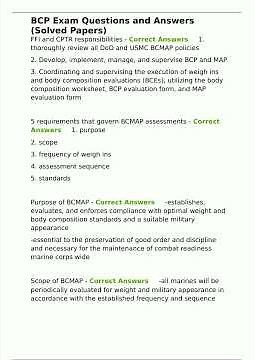 BCP Exam Questions and Answers Solved Papers
