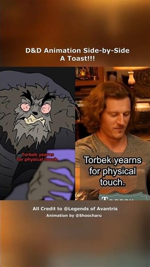 D&D Animation Side-by-Side: A Toast!!! #dnd #animation #dnd5e Legends of Avantris