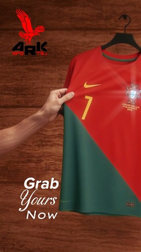 Ark Sporting on Instagram: "🔥 Grab CR7 Jerseys Now! Iconic style. Legendary attitude. Unmatched confidence. ⚽🐐 If you admire greatness, wear it. Premium-quality CR7 jerseys available now at ARK Sporting. 🏆 ARK Sporting – Piravom 📲 7012473673 | Jerseys | Sports Gear #ARKSporting #CR7Jersey #CristianoRonaldo #FootballJersey #soccerstyle"