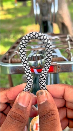 Strong Loop Knot for Metal Ring 🔗🪢 | Easy Secure Rope Knot #shorts