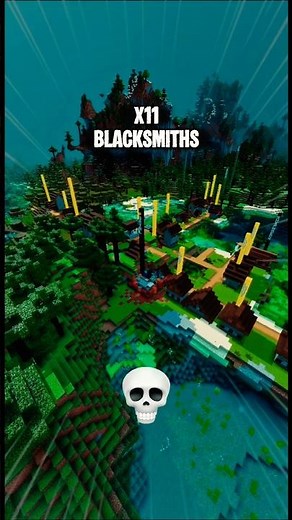 🏘️ Rare Village Seed with 11 Blacksmiths | Minecraft Bedrock 26 #minecraft