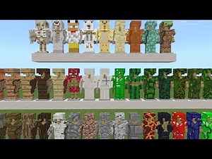 Make Armor From Blocks in Minecraft Bedrock (ArmorCraft Addon)