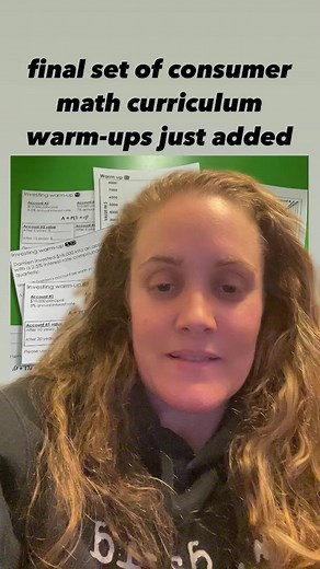 7.8K views · 49 reactions | Every consumer math curriculum unit now has its own set of warm-ups. Thank you for being patient with me while I got them done! #consumermath #mathcurriculum | Scaffolded Math and Science | Facebook