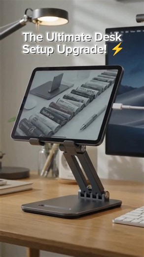 Best Foldable Tablet Stand for iPad & Kindle 📱 | Adjustable Desk Stand Review #shorts