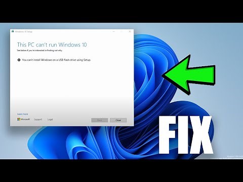 Fix: You can't install Windows on a USB flash drive using Setup on Windows 10/11