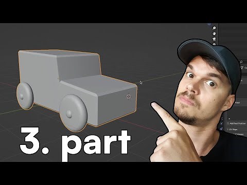 3. Simple Toy Car Modeling (Blender Beginner Tutorial)