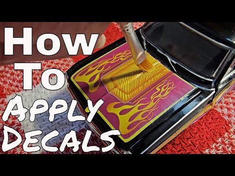 How To Apply Decals with Tips & Tricks