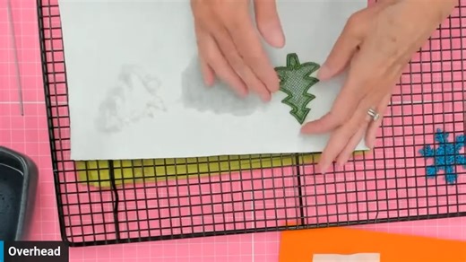 2.3K views · 17 reactions | Tuesday Tip! Get your Christmas decorations ready with KingStar Metallic thread! Watch how Eileen effortlessly creates stunning free-standing lace decorations using water-soluble stabilizer. Plus, here's an extra tip: use a baker's rack to help your lace dry perfectly. Happy decorating! #machineembroidery #christmasinjuly #metallicthread | DIME by OESD | Facebook